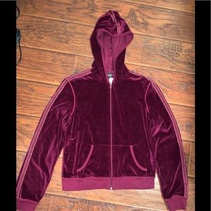 Women's Red Velvet Jacket